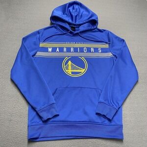Golden State Warriors Hoodie Mens Small‎ Blue Pullover NBA Basketball Ultra Game